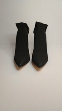 Black Sock Heel Bootie Fashion Nova- Brand New Unworn with box