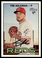 2016 Topps Heritage HN Tim Adleman RC #687 Cincinnati Reds