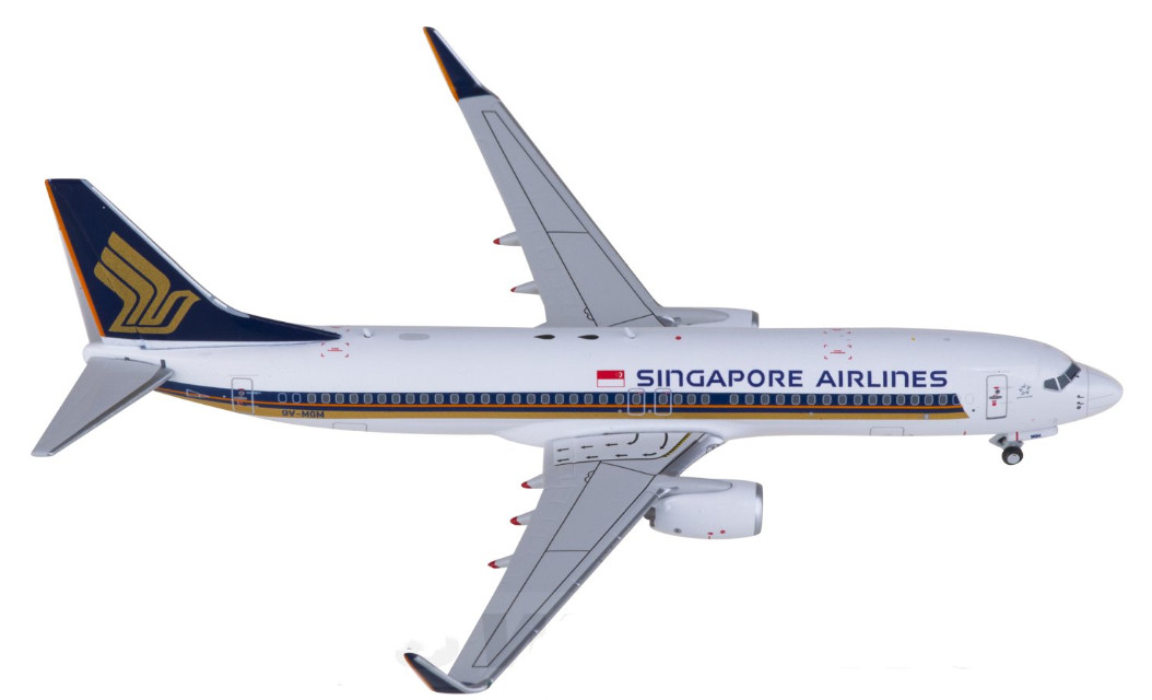 AeroPolaris 1:400 Singapore Airlines Boeing 737-800 w