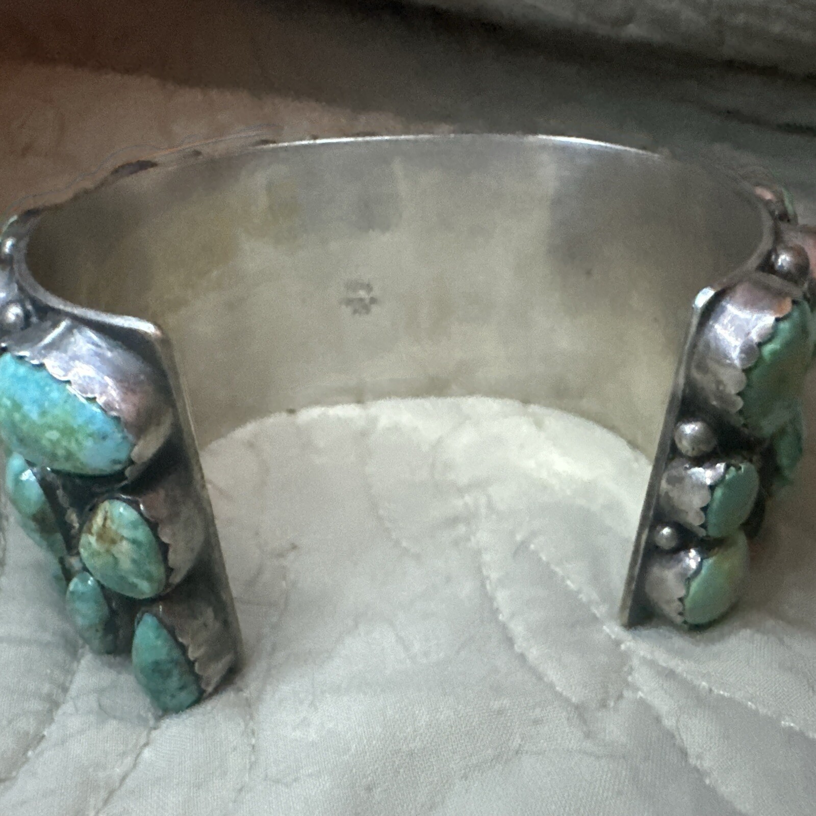 Authentic Antique Native American Cuff Bracelet S… - image 6