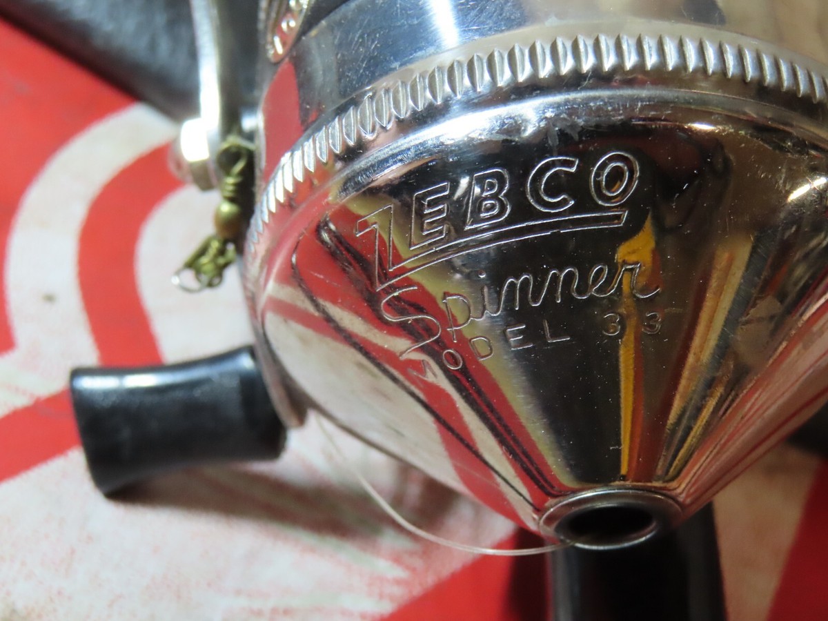 Vintage Zebco 33 Model 3364 -4 piece Travel Back Pak Rod Medium