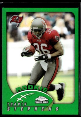 2002 Topps Chrome Refractor Travis Stephens Rookie Tampa Bay Buccaneers #223