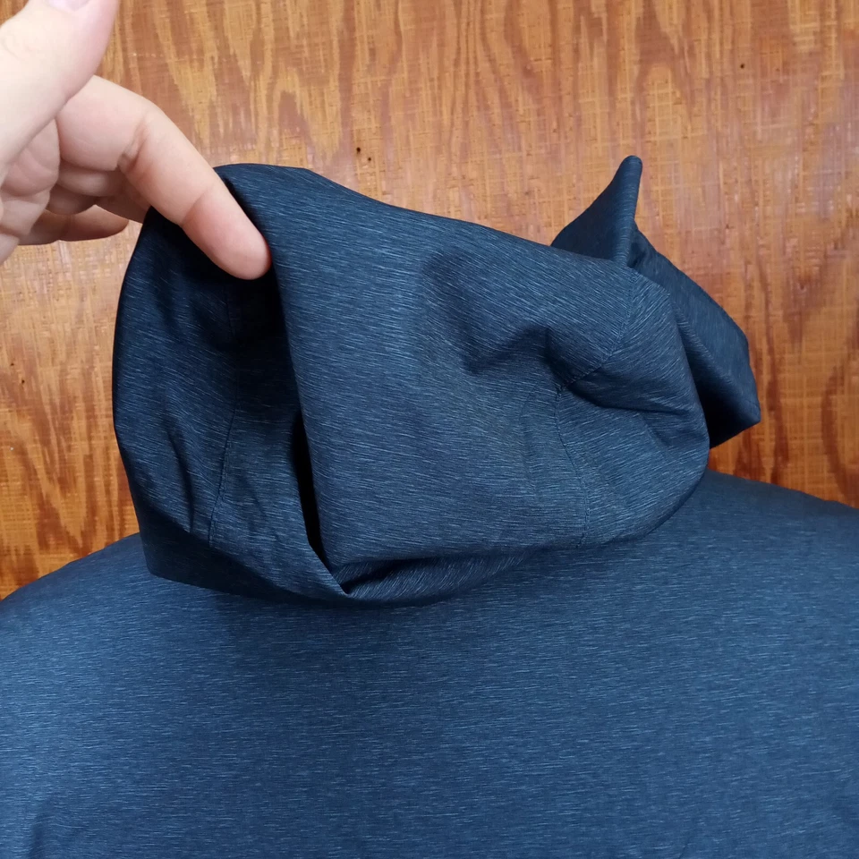 32 Degrees Cool Men’s Windbreaker Jacket Hooded Zipper Front Blue Size M Medium - Image 3 of 4