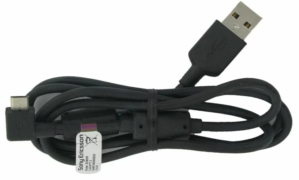 原始设备制造商索尼爱立信 Xperia EC600R 3 英尺左直角微型 USB A 充电器电缆 — 第 2/3 张图片