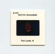 #TN23924 TOM LYNCH SEAHAWKS 1979 Rare Football TV Slide