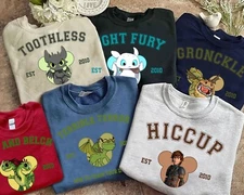How to Train Your Dragon Est 2010 Toothless Light Fury Unisex T-shirt 180302