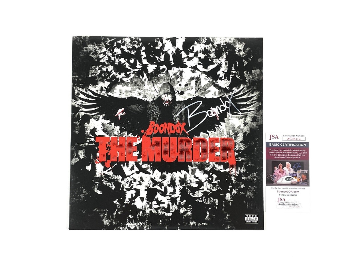 Boondox Signed The Murder Vinyl Record JSA Psychopathic Records