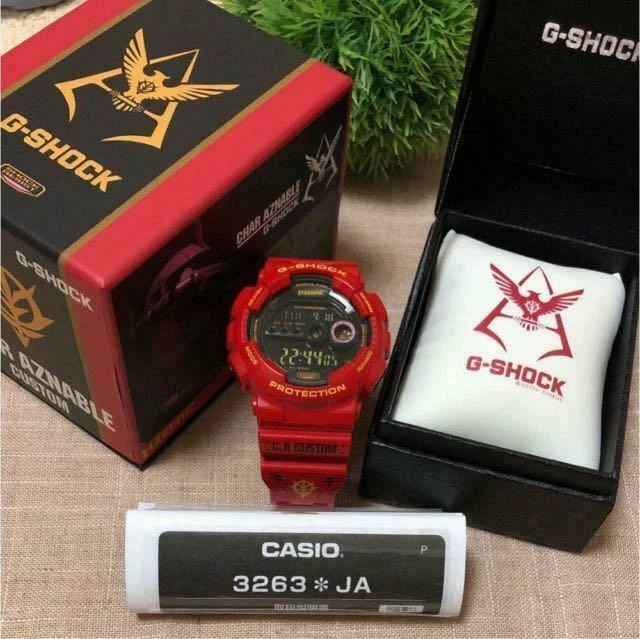 G-Shock Gundam Char Aznable Mobile Suit 35th Anniversary Digital Men's Watch
