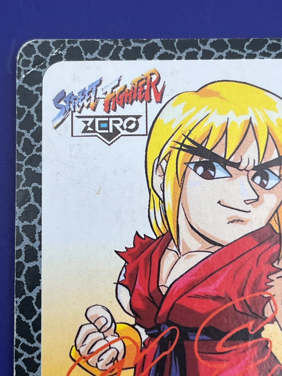 BANDAI - kenkenページ Ken Street Fighter Zero Capcom Carddass Card No.026 Bandai