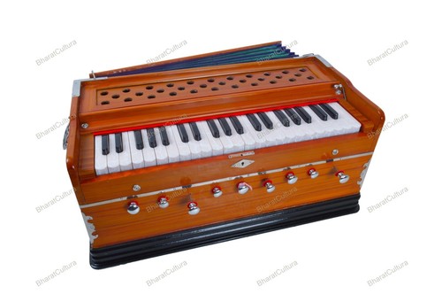 3.5 Oktave 9 Stopper Liegend Stil Harmonium Baja Mit Kupplung Bass Stecker Holz - Bild 1 von 18
