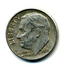 1961 D Roosevelt Dime US 10 Cent U.S America SILVER UNITED STATES 10c Coin #7391 — photo 1