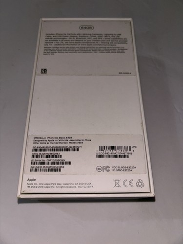 Apple iPhone XR Black 64 GB BOX ONLY No Phone - 第 4/7 張圖片
