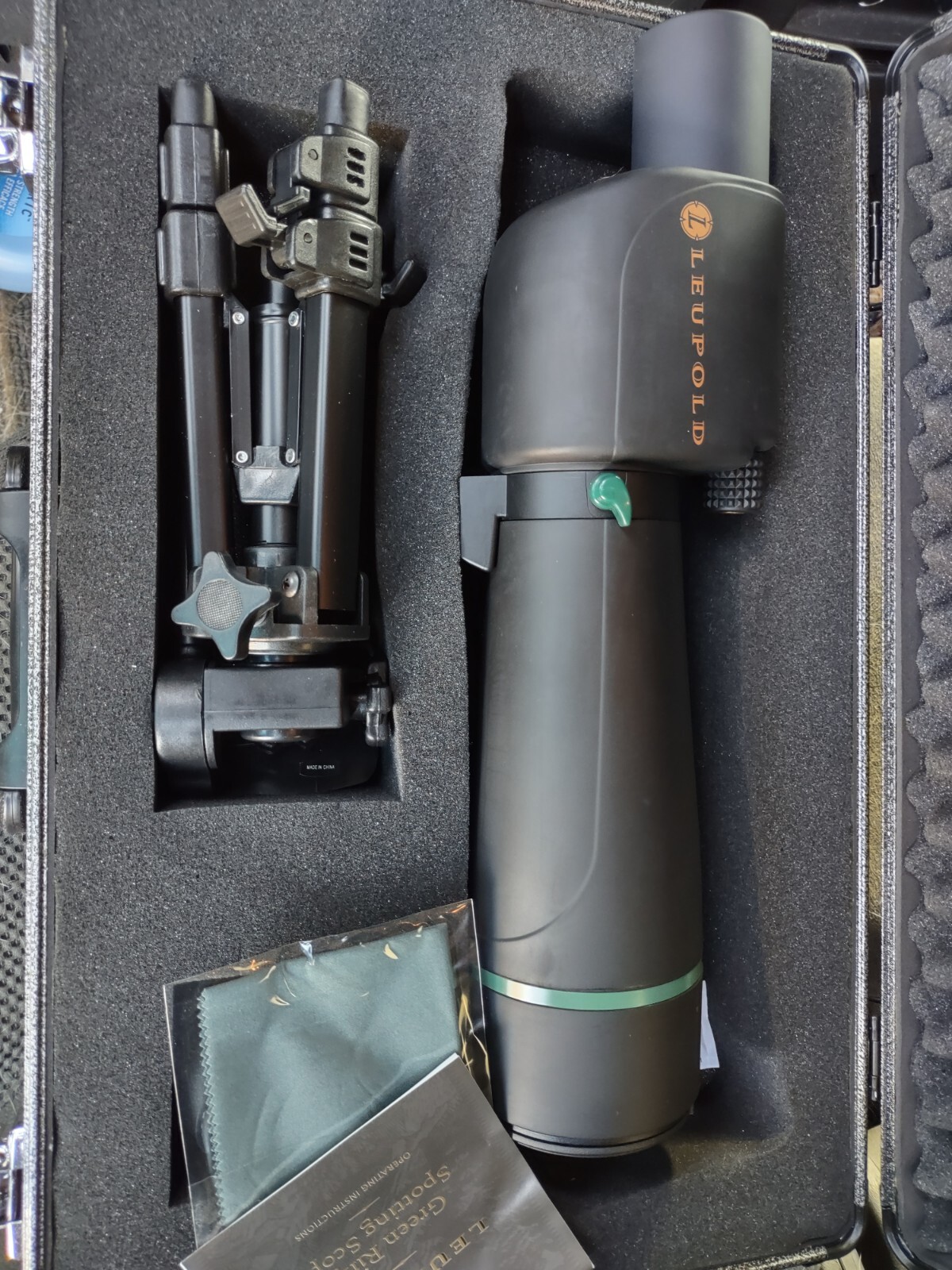 Leupold Sequoia Spotting Scope 2060x80mm Green ring eBay