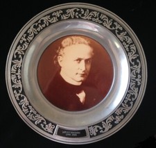 Harold Puff's 1976 Pewter HOUDINI PLATE #15 of 50!!
