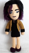Doll Girl Knitted Amigurumi Crochet Handmade