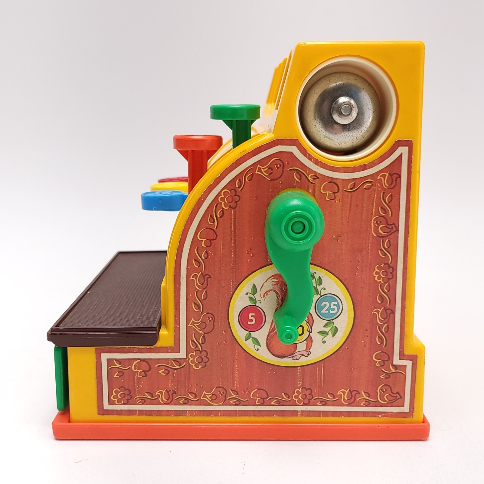 как выглядит Vintage Fisher Price Cash Register Toy 1974 Working фото