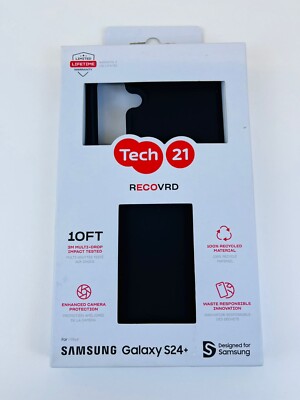 Lot of 10 - Tech21 Recovrd Case for Galaxy S24 Plus - T21-10709 - Open Box