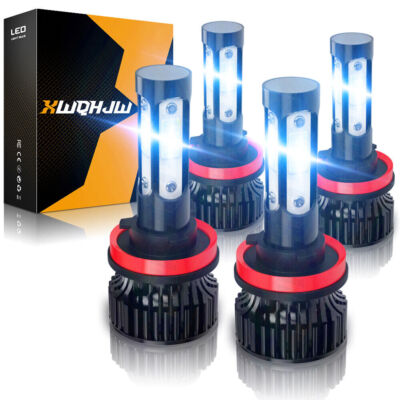For Nissan Maxima 2016 2017 2018 4X 6000K LED Headlight Hi+Low Combo Bulbs White