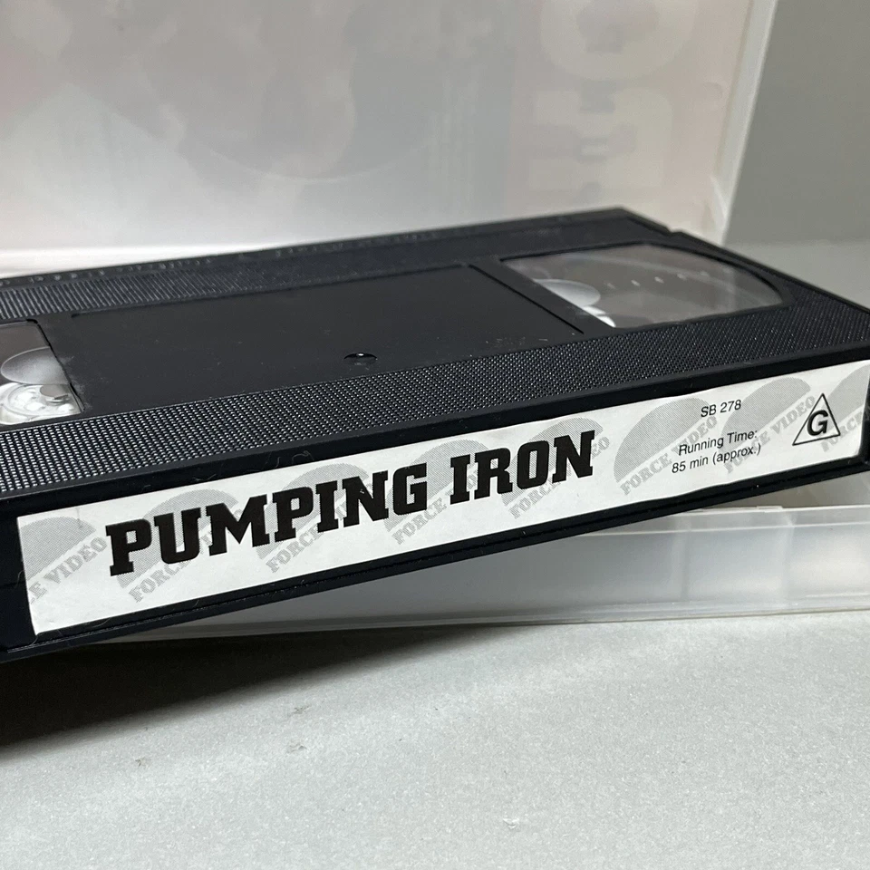 Pumping Iron VHS (1977) Arnold Schwarzenegger Lou Ferrigno Bodybuilding Classic - Image 4 of 4