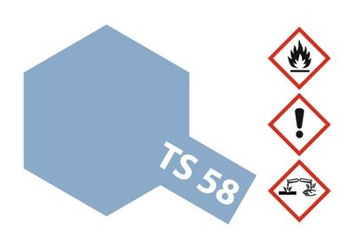 Tamiya Acryl Sprühfarbe TS-58 Hellblau Perleffekt glänzend 100ml #85058