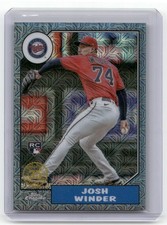 2022 Topps Update #T87C-48 Josh Winder Silver Mojo Refractor #/150