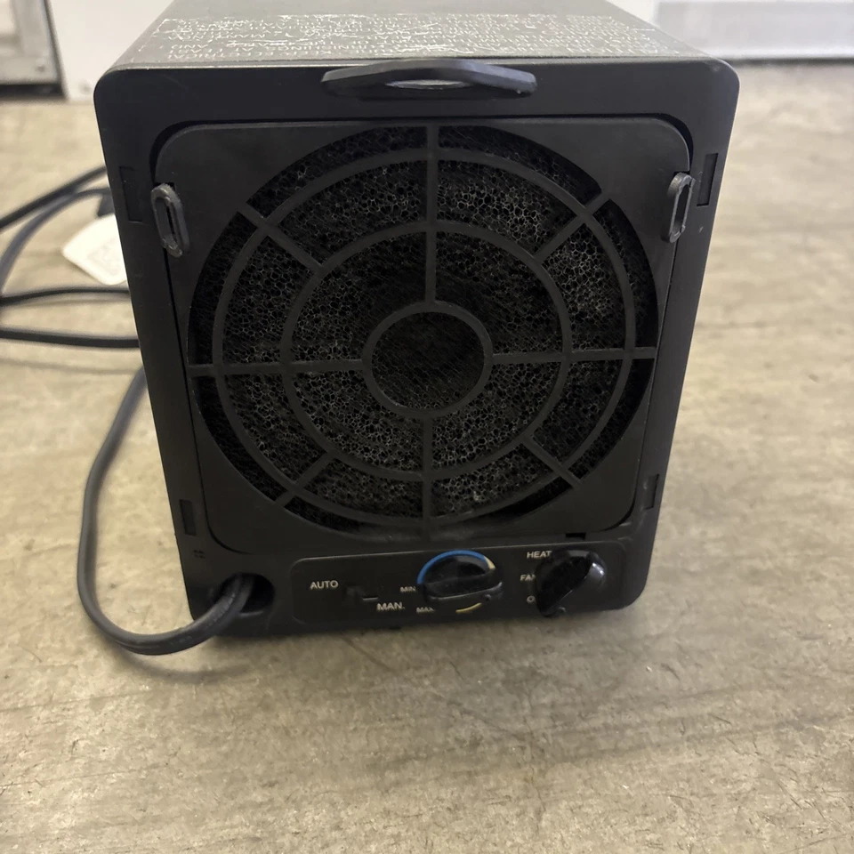 VTG Pelonist Disc Furnace 1500-W-II Portable Ceramic Heater Gray TESTED WORKS - Image 3 of 4