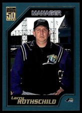 Larry Rothschild 2001 Topps #341 Devil Rays MLB READ FREE SHIPPING AutographDen