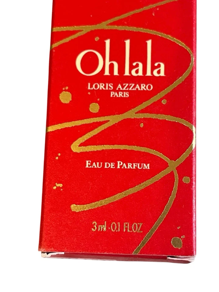 Vintage Oh La La by LORIS AZZARO Eau de Parfum 0.1 fl oz / 3ml Mini Perfume NIB - Image 4 of 4