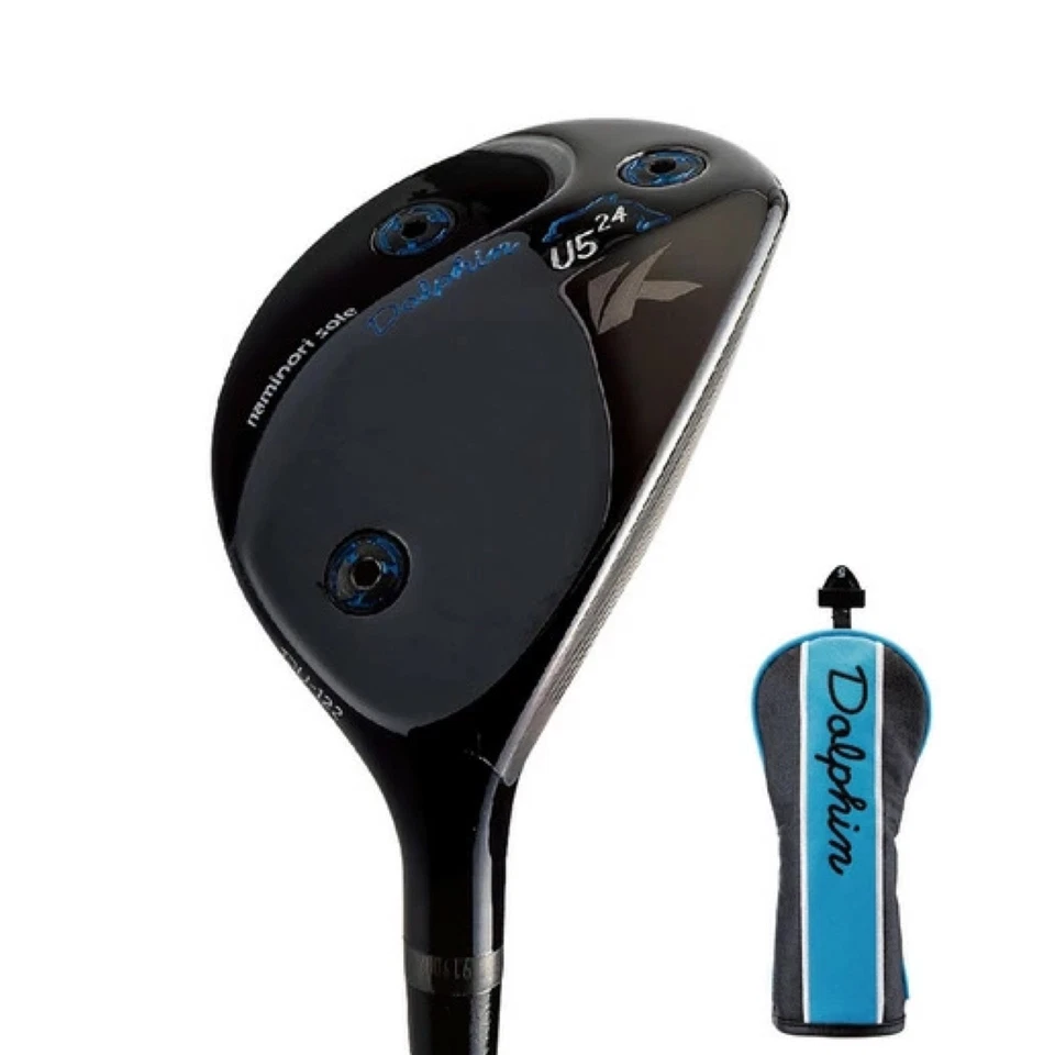 Eje de grafito Kasco DU-122 Dolphin negro híbrido utilitario 5H R-Flex ATTAS MB-HY55 Foto 4 de 4