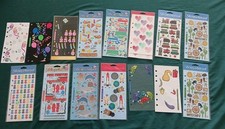 LOT Of 15 Stickopotamus Sticker Sheets Scrapbook