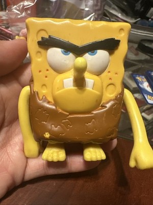 2005 SPONGEBOB SQUAREPANTS CAVEMAN SPONGEBOB BURGER KING TOY