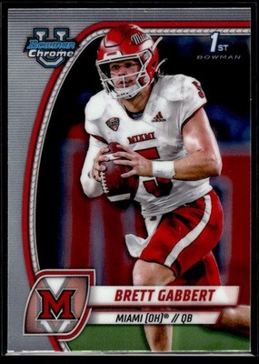 2024 Bowman University Chrome NCAA Football Base Singles (Pick Your Cards)