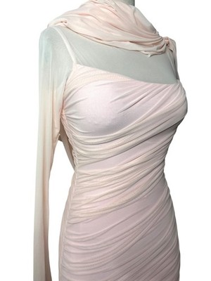 Deme by Gabriella Isla Dress in Baby Pink XSmall New Womens Maxi Long Gown  | eBay