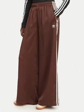 adidas Originals Womens Satin Wide Leg Track Pants KD2541
