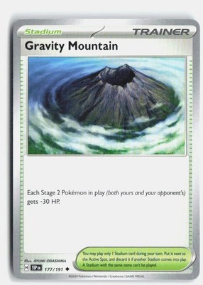 Gravity Mountain 177/191 Uncommon Normal SSP NM