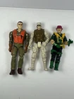 New ListingVintage Military Action Figure Lot GI Joe Style Soldiers As Is Parts Repair