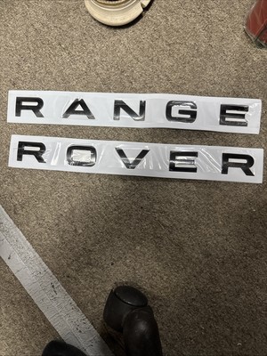 For Range Rover Rear Liftgate Logo Emblem Letters Badge Sport Matte ...