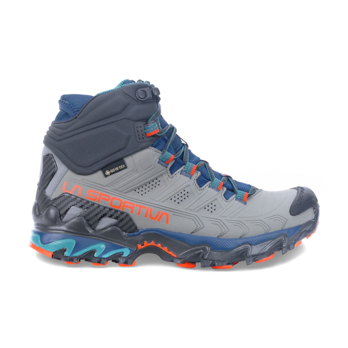 La Sportiva Mujer Ultra Raptor II Cuero Medio GTX Gris/Cereza Tomate Senderismo...