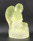 Boyd's Crystal Art Glass ANGEL #17/2 SUNSHINE SATIN 6-4-08 Glows Praying 4-1/4" — photo 2