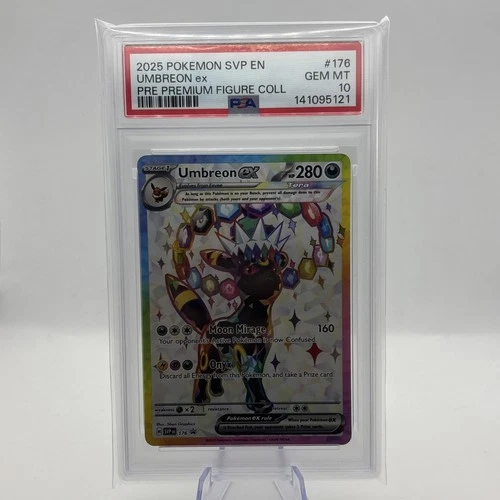 Umbreon EX 176 Promo PSA 10 Prismatic Premium Figure Collection Gem Mint