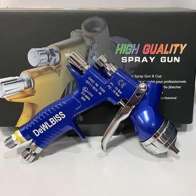 DeVILBISS TE20 GTI PRO Spritzpistole Lackierpistole 1,3 mm Düse Lackierpistole goldfarben