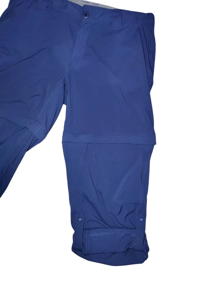 Calça conversível World Wide Sportsman feminina azul pesca/ao ar livre náilon 8 - Imagem 3 de 4