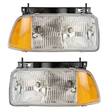 For Chevrolet S10 GMC Jimmy Sonoma Pair Headlights CSW