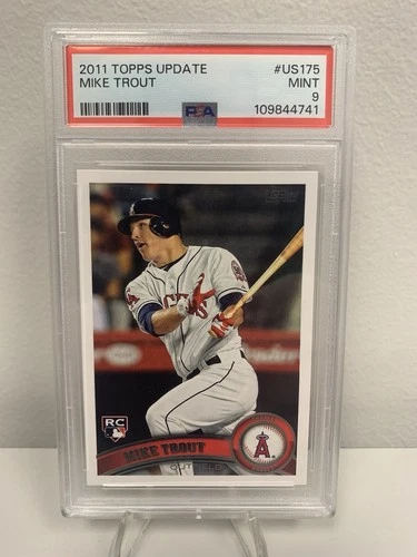 2011 Topps Update Series Mike Trout #US175 Rookie PSA 9