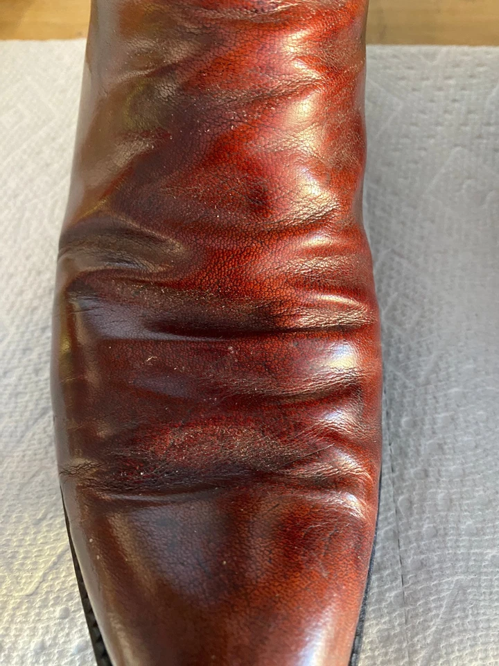 Lucchese Cowboy Boots Size 11A - These Are Narrow Boots - Image 2 of 4