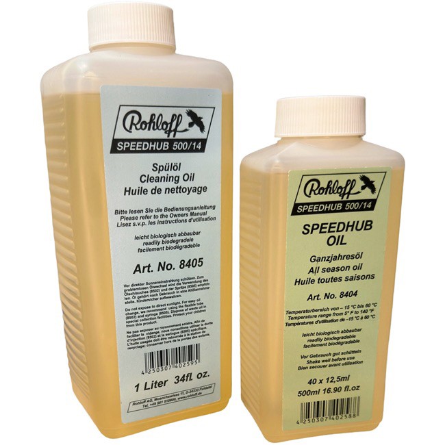 Набор масел Rohloff Speedhub для защиты от любых погодных условий и чистки - 1 л и 500 мл смазки - 36190₽