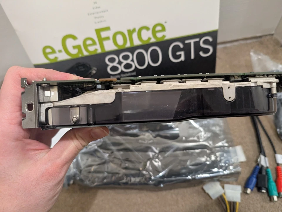 EVGA GeForce 8800GTS 640MB DDR3 PCI-E Retro Gaming Graphics Card Win XP/Vista - Image 4 of 4