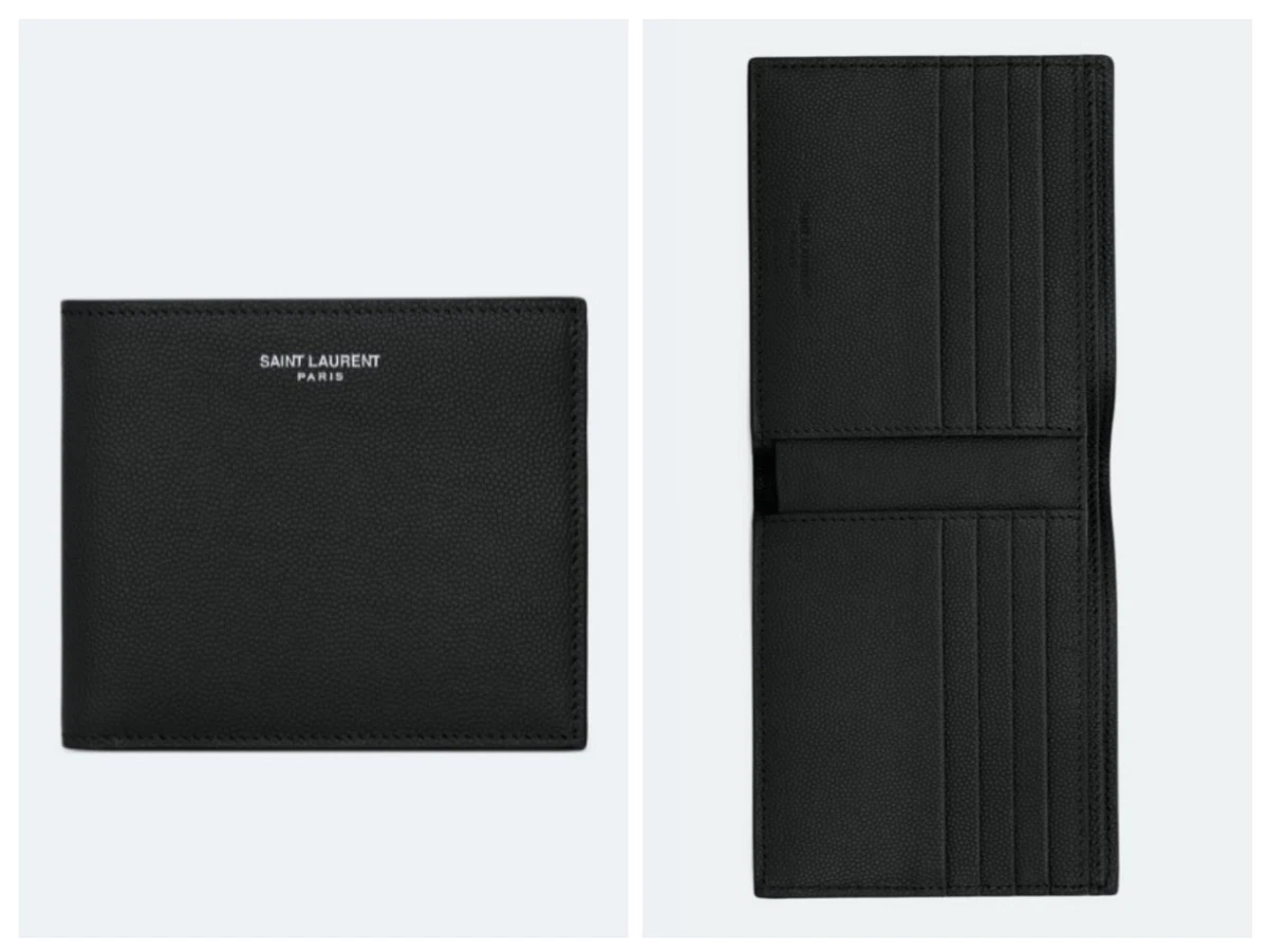 圣罗兰黑色钱包男士| eBay
