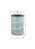 Mahle Luftfilter LX 604/1 Filtereinsatz Knecht FüR Scania 1