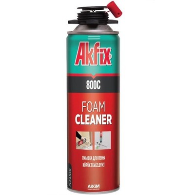 Akfix 800C Insulation Spray Foam Gun Cleaner - Great Sealant 1 Pack, Pack 